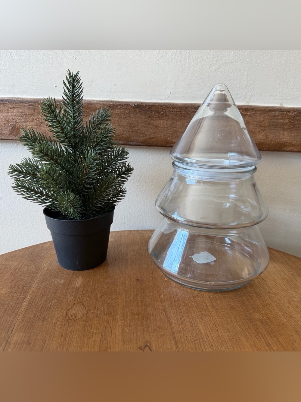 Anchor Hocking Clear Glass Jar candy cookie jar